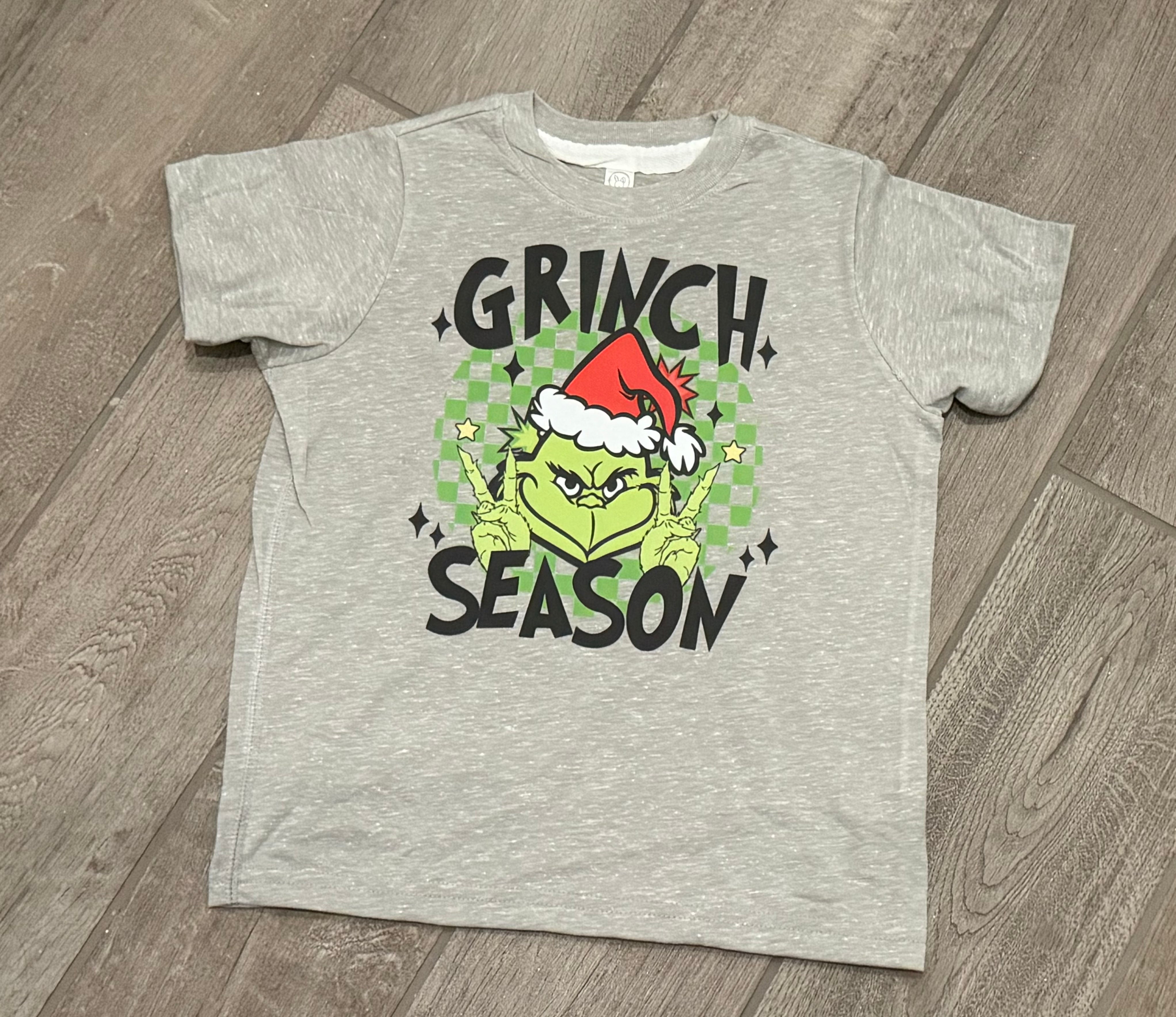 Grinch Buffalo Plaid Pajama Set