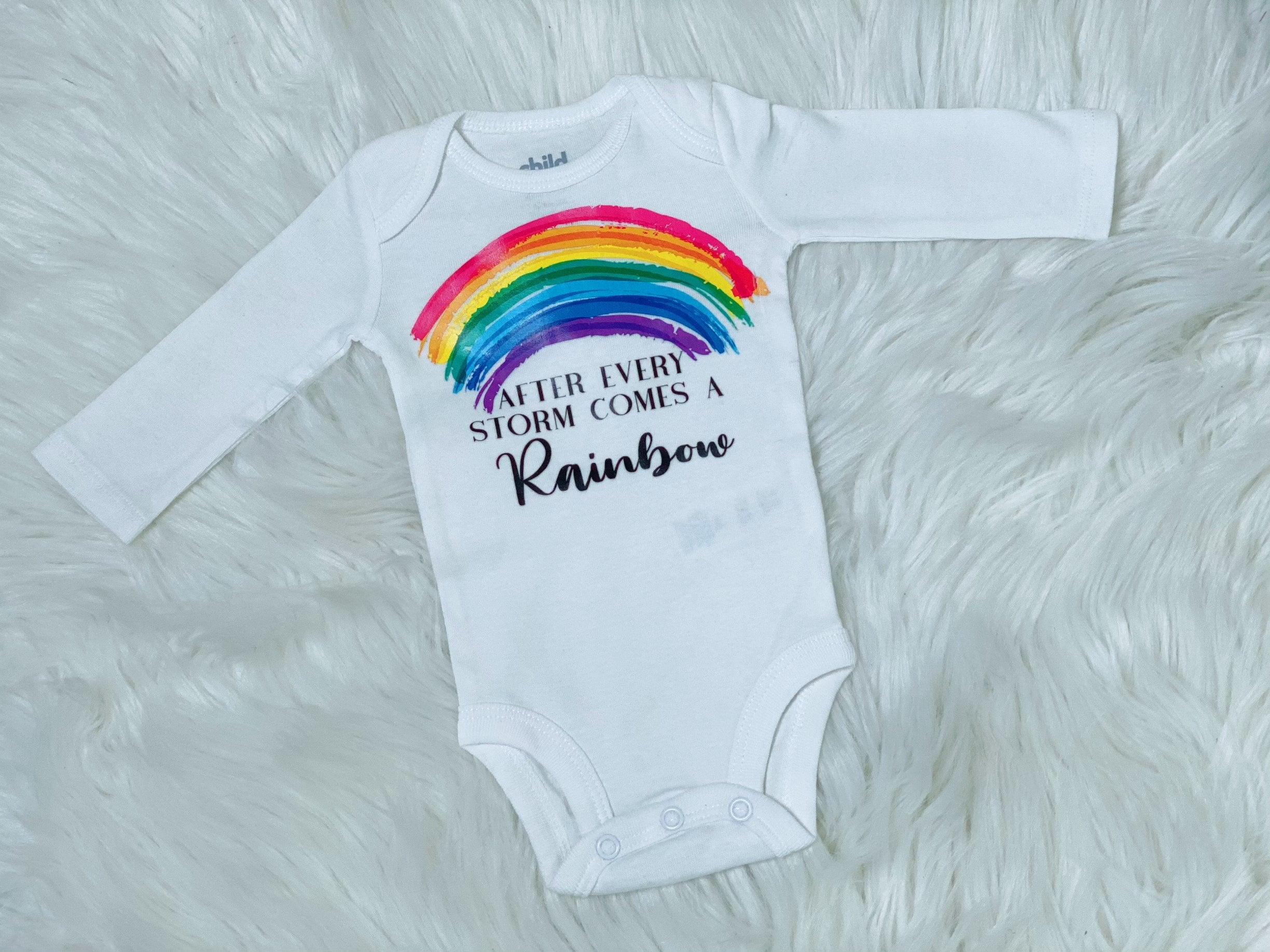 Rainbow on sale onesie baby