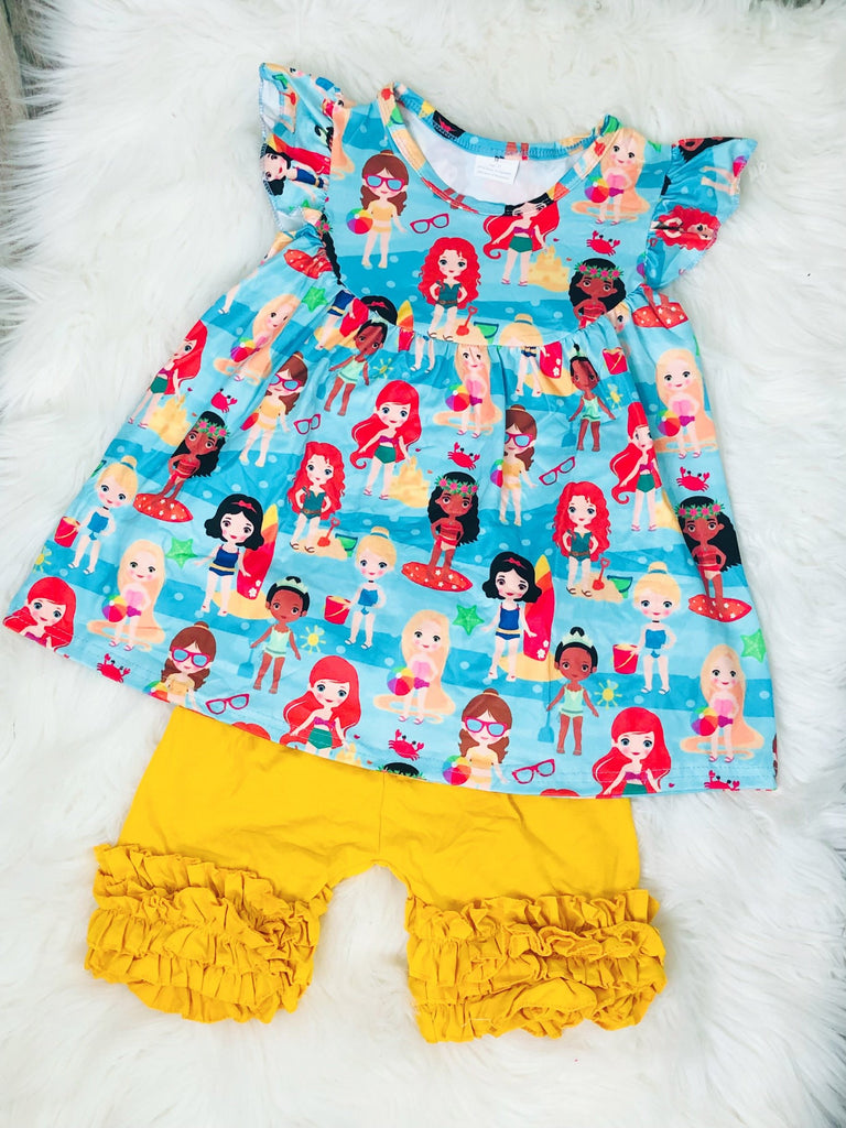 Princess Summer Short Set - Nico Bella Boutique 