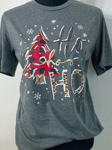 Ho Ho Ho Graphic Tee - Nico Bella Boutique 