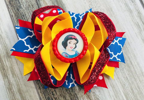 Snow White Hair Bow - Nico Bella Boutique 